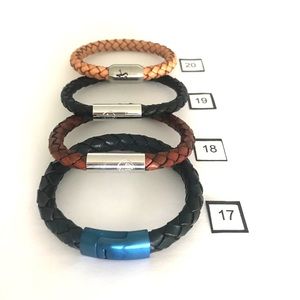 Bracelets. Leather And Rope. Clearance Collection
